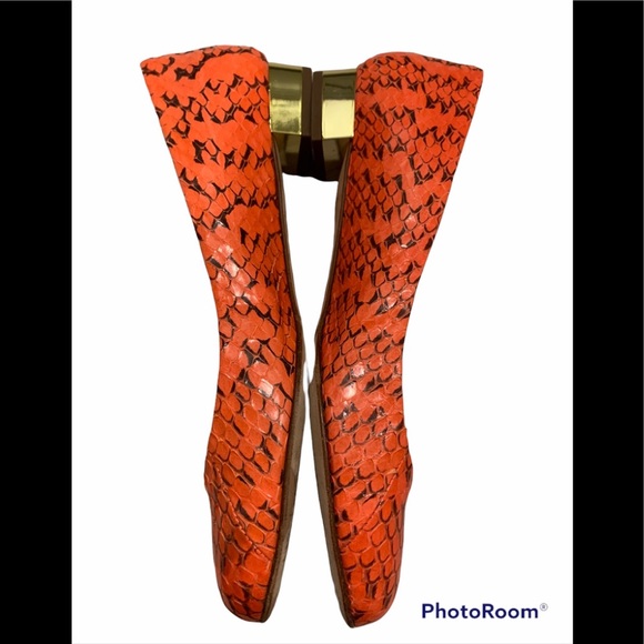 J Crew Collection Janey Snakeskin Flats - Picture 8 of 10